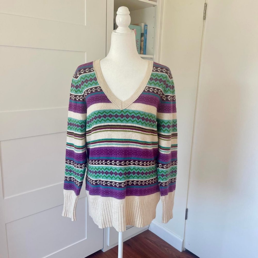 Old Navy Fair Isle Crewneck Sweater